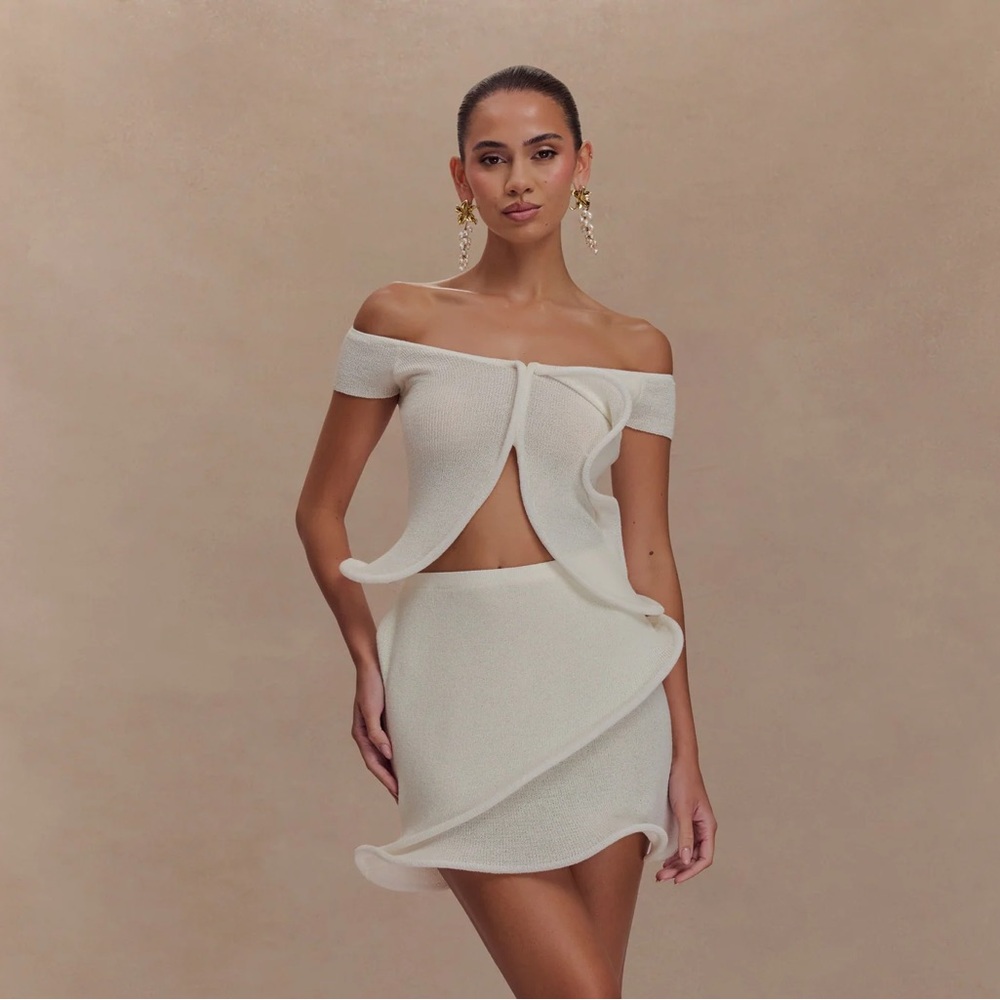 NWT Haisley Knit Mini Skirt - White